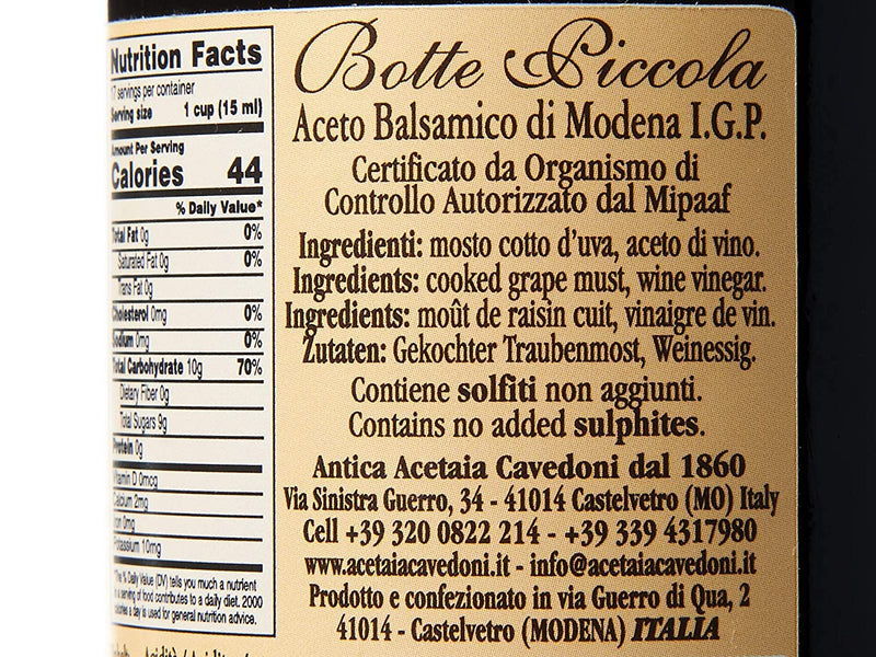 Botte Piccola Balsamic Vinegar